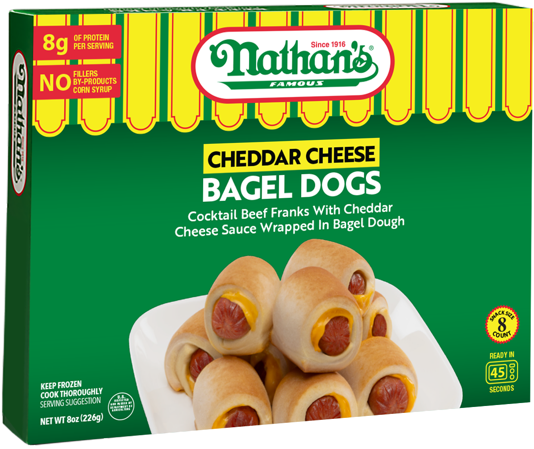 Nathan's Cheese Bagel Dogs